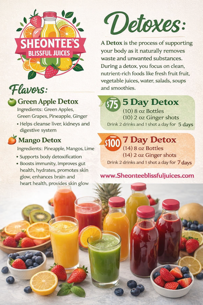 5-Day All-Natural Juice Detox Kit with Ginger Shots