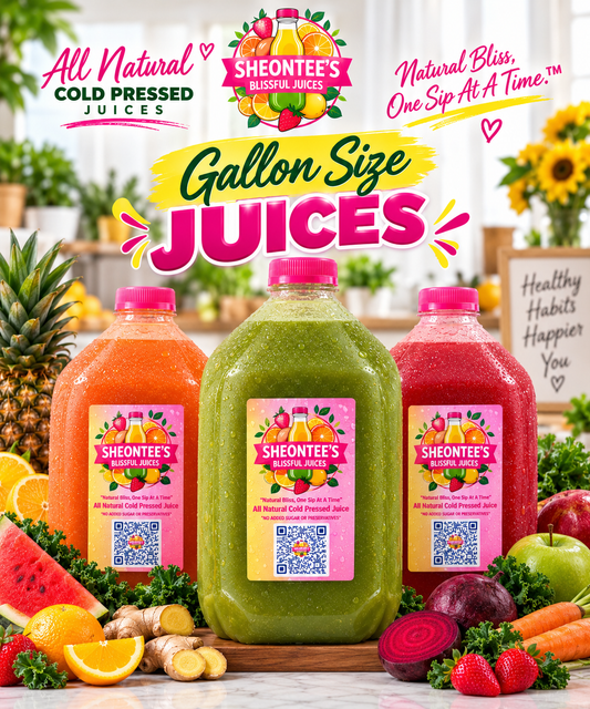All Natural Cold Pressed (1) Gallon Juices